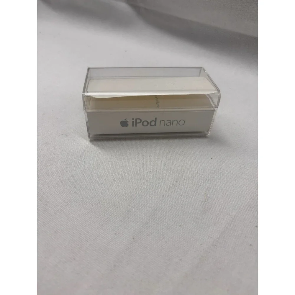 OEM Apple iPod Nano 8GB Silver MB598LL/A Empty Box w/ Manuals & Inserts